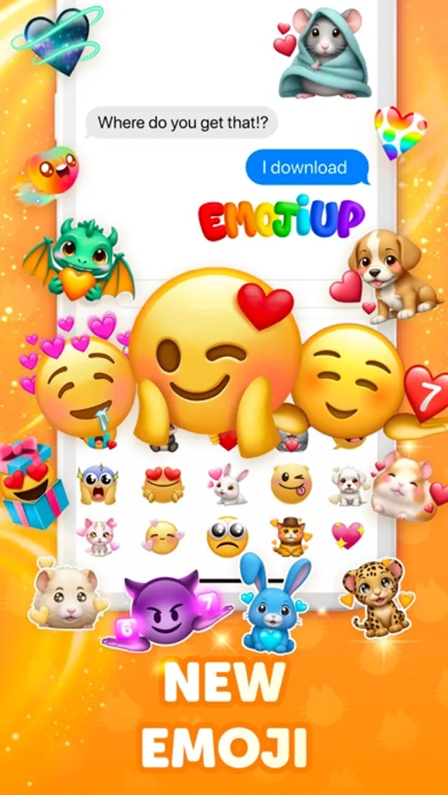 Screenshot of Emoji Maker: Emoji Up
