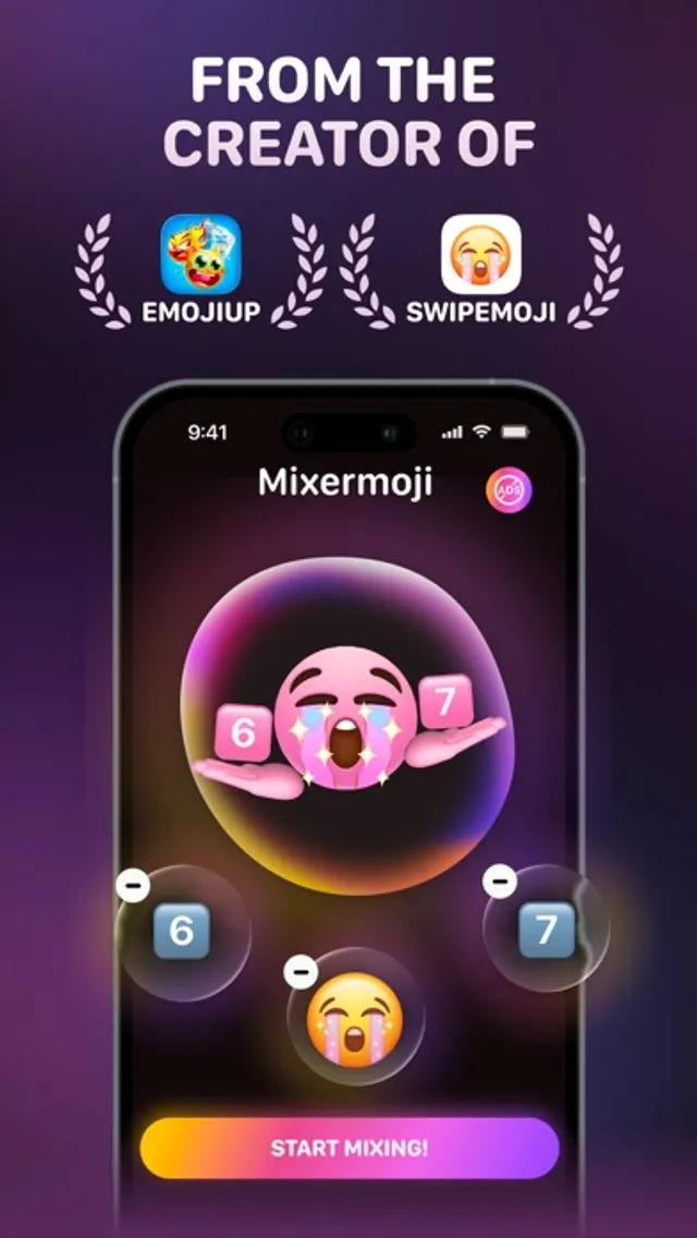Screenshot of Merge & Mix Emoji: Mixermoji