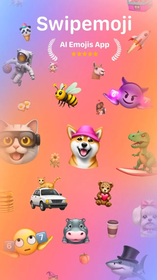 Screenshot of AI Emoji: Swipemoji